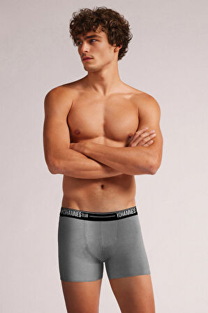 Yohannes Club, Erkek Özel Keseli Pamuklu Boxer, Renk Seçenekli, Tekli Paket