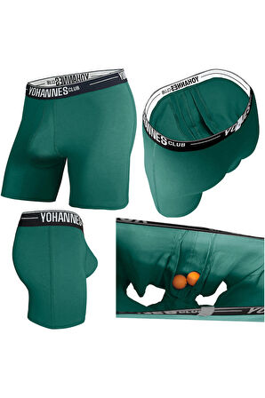 Yohannes Club, Erkek Özel Seperatörlü Pamuklu Boxer, Renk Seçenekli, Tekli Paket