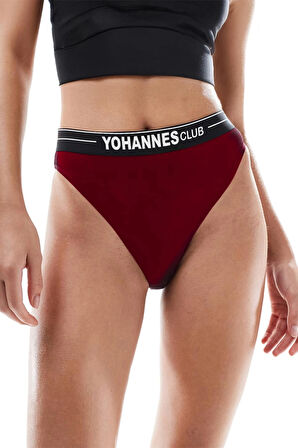 Yohannes Club, Kadın Lastik Kemerli Brazilian Külot, 5'li Paket