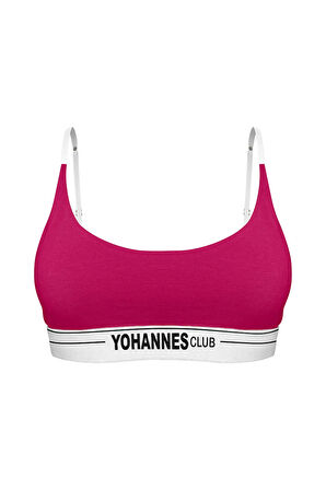 Yohannes Club, Kadın Pamuklu Bralet Sütyen, Renk seçenekli, Tekli Paket