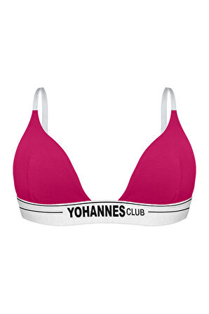 Yohannes Club, Kadın Pamuklu Üçgen Sütyen, Renk Seçenekli, Tekli Paket