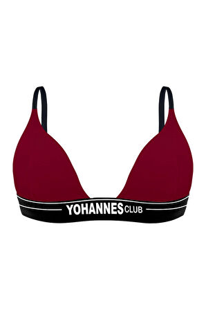 Yohannes Club, Kadın Pamuklu Üçgen Sütyen, Renk Seçenekli, Tekli Paket