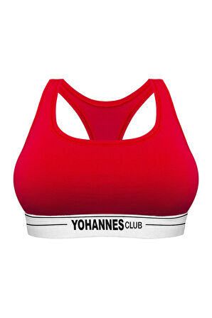 Yohannes Club, Kadın Pamuklu Büstiyer Sütyen, Renk Seçenekli, Tekli Paket