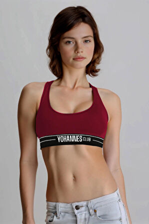 Yohannes Club, Kadın Pamuklu Büstiyer Sütyen, Renk Seçenekli, Tekli Paket