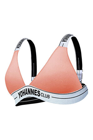 Yohannes Club, Kadın Lastik Askılı Sütyen, Renk Seçenekli, Tekli Paket
