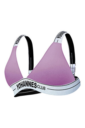 Yohannes Club, Kadın Lastik Askılı Sütyen, Renk Seçenekli, Tekli Paket