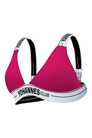 Yohannes Club, Kadın Lastik Askılı Sütyen, Renk Seçenekli, Tekli Paket