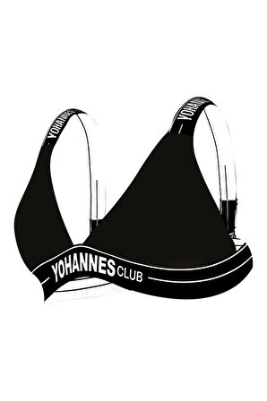 Yohannes Club, Kadın Lastik Askılı Sütyen, Renk Seçenekli, Tekli Paket