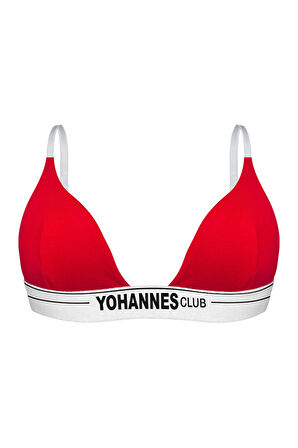 Yohannes Club, Kadın Pamuklu Üçgen Sütyen, Renk Seçenekli, Tekli Paket