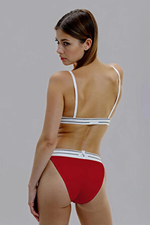 Yohannes Club, Kadın Pamuklu İç Çamaşırı Takımı, Renk Seçenekli, (Bralet-Kemerli Bikini Slip)