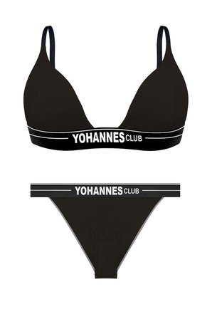 Yohannes Club, Kadın Pamuklu İç Çamaşırı Takımı, Renk Seçenekli, (Üçgen Sütyen-Kemerli Brazilian Külot)