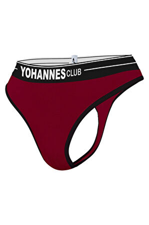 Yohannes Club, Kadın Pamuklu İç Çamaşırı Takımı, Renk Seçenekli, (Büstiyer-Kemerli Tanga Külot)