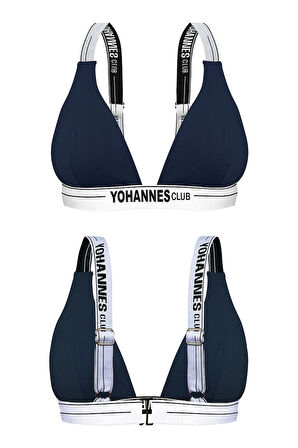 Yohannes Club, Kadın Pamuklu İç Çamaşırı Takımı, Renk Seçenekli, (Kemer Askılı Üçgen Sütyen-Kemerli Tanga Külot)