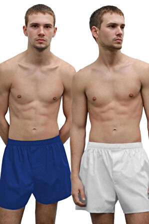 Yohannes Club Boxer Erkek, 5'li "Vivid Tones Koleksiyonu" % 100 Pamuklu Poplin Kumaş, Canlı Renkler, 5 Adet