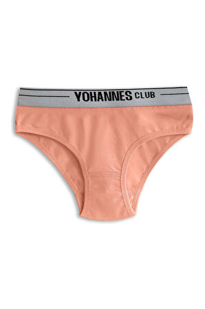 Yohannes Club, Kız Çocuk, Pamuklu Slip&Atlet, Alt-Üst,  3 Çift Takım, Karışık Renkli
