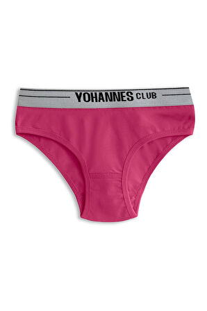 Yohannes Club, Kız Çocuk, Pamuklu Slip&Atlet, Alt-Üst,  4 Çift Takım, Karışık Renkli