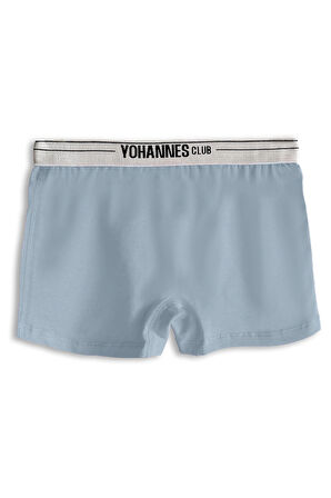 Yohannes Club, Kız Çocuk, Pamuklu Boxer&Atlet, Alt-Üst,  3 Çift Takım, Karışık Renkli