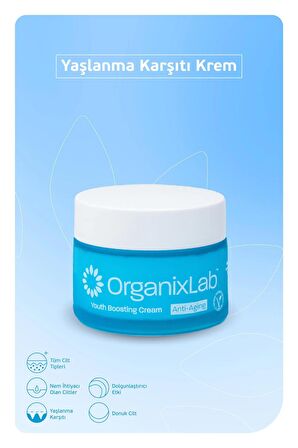 OrganixLab Youth Boosting Cream Yaşlanma Karşıtı Krem