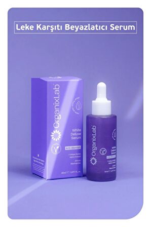 OrganixLab White Deluxe Serum Leke Karşıtı Beyazlatıcı Serum