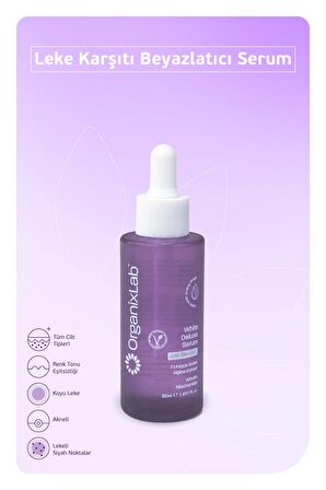 OrganixLab White Deluxe Serum Leke Karşıtı Beyazlatıcı Serum