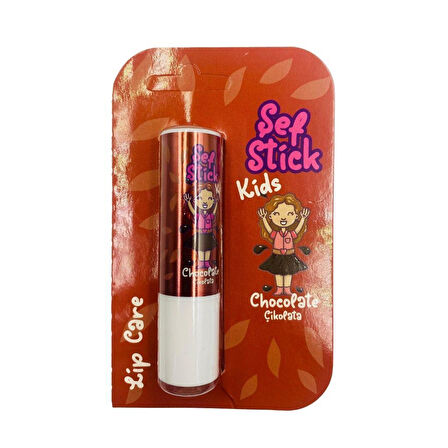 Şef Stick Kids Çikolata Dudak Koruyucu 5,5 ml