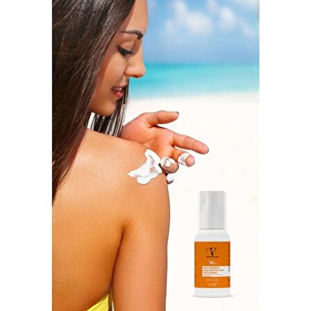 Shea Yağı Özlü Arbutin Içerikli Spf 50 Tüm Ciltler Için Nemlendirici Güneş Kremi 50 ml