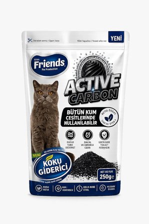 Aktif Karbon Kedi Kumu Koku Giderici 250 GR