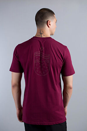 TSHİRT LOGO YAPRAK DESEN BASKILI