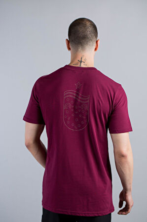 TSHİRT LOGO YAPRAK DESEN BASKILI