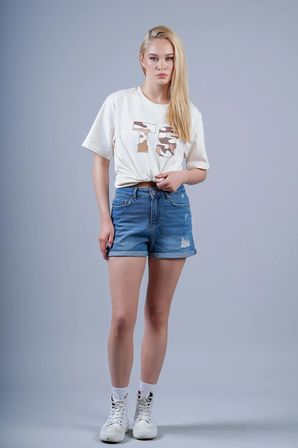 TSHIRT TS LOGO KAMUFLAJ DESEN