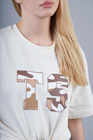 TSHIRT TS LOGO KAMUFLAJ DESEN