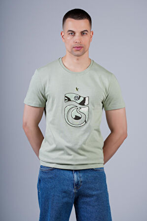 TSHIRT SÜZİNE KAMUFLAJ NAKIŞLI