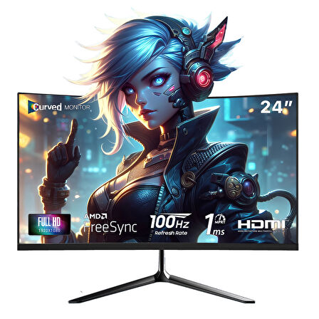 e-Vix Theseus i5-10400F 16GB 512GB M.2 NVMe RX 580 8GB 24" + 24" Oyuncu Masaüstü Bilgisayarı