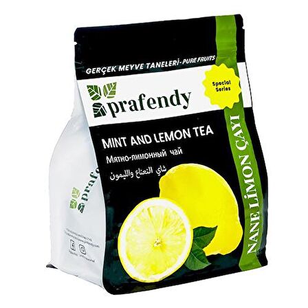 PRAFENDY NANE LİMON ÇAYI - GERÇEK MEYVE TANELİ 1000 GR