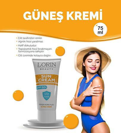 LORİN BEAUTY GÜNEŞ KREMİ 100 ML