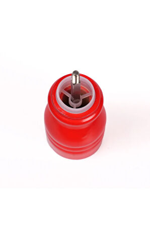 Kırmızı Ahşap Tuz Ve Karabiber El Değirmeni Öğütücü Grinder 12 Cm