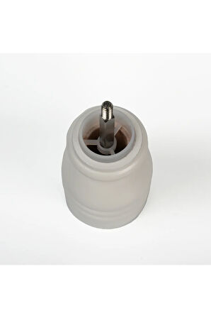 Beyaz Ahşap Tuz Ve Karabiber El Değirmeni Öğütücü Grinder 12 Cm