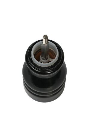 Siyah Ahşap Tuz Ve Karabiber El Değirmeni Öğütücü Grinder 12 Cm