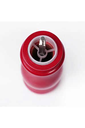 Bordo Ahşap Tuz Ve Karabiber El Değirmeni Öğütücü Grinder 22 Cm