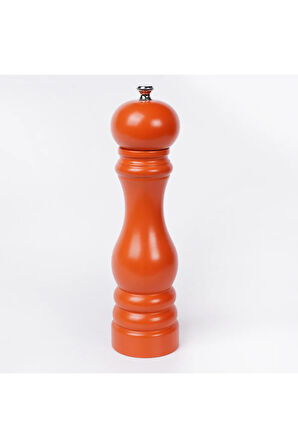 Kiremit Ahşap Tuz Ve Karabiber El Değirmeni Öğütücü Grinder 22 Cm