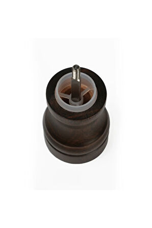 Kahverengi Ahşap Tuz Ve Karabiber El Değirmeni Öğütücü Grinder 1 Adet 10 Cm