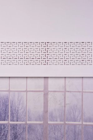 Ekru Lazer Kesim Modern Stor Güneşlik Perde