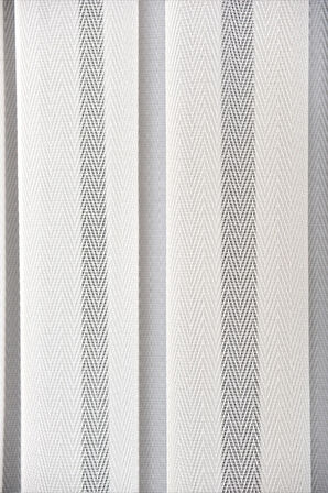 Tül Perde Düz Zigzag Desen PRT-903 1x3 Sık Pile 1 . Kalite Kırık Beyaz