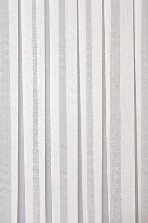 Tül Perde Düz Zigzag Desen PRT-903 1x3 Sık Pile 1 . Kalite Kırık Beyaz