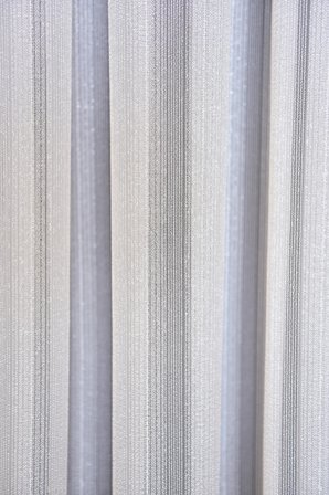 Tül Perde Düz V3 Desen PRT-075 1x3 Sık Pile 1 . Kalite Kırık Beyaz