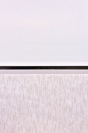 Ekru Simli Düz Etek Dilimsiz İP 1000 Simli SR Zebra Stor Güneşlik Perde