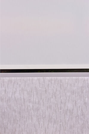 Krem Düz Etek Dilimsiz İP 1010 Zebra Stor Güneşlik Perde