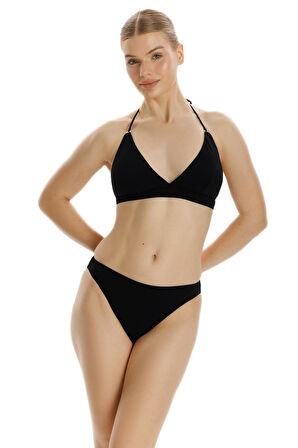 Zeki Siyah Bikini Bikini Takımı