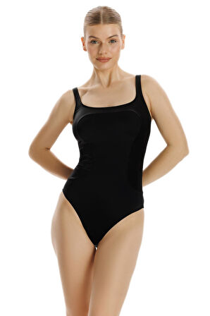 Zeki Treasa Siyah Parlak Mayo