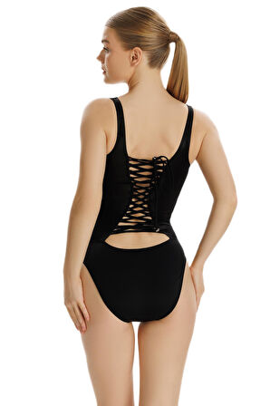 Zeki Treasa Siyah Parlak Mayo